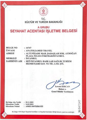 SEYAHAT ACENTASI ISLETME BELGESi